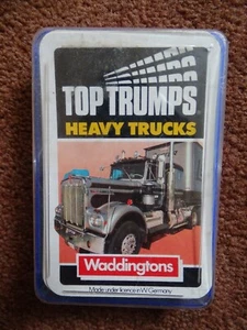 Heavy Trucks 80er Jahre Waddingtons Top Trumps Karte - Bild 1 von 3