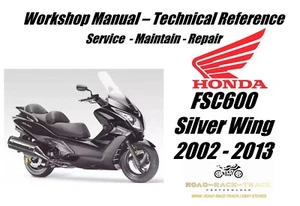 Honda FSC600 FSC 600 Silver Wing Service Reparatur Werkstatthandbuch USB 2002 - 2013 - Bild 1 von 11
