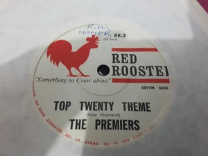 TOP TWENTY THEME by PREMIERS - "RIBS" PARKINSON RARE NZ GARAGE RED ROOSTER 1965 - Picture 1 of 2