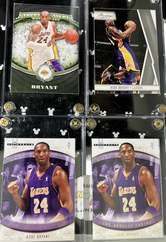 2010-11 Prestige #49 Kobe Bryant Lakers 2007 Fleer multiple cards lot of 4 - Image 1 of 4