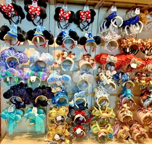 Disney Parks Loungefly Mickey Ears Rapunzel Tangled Pascal Belle Headband 2024 - Picture 1 of 182