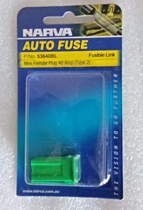NARVA 53640BL - 40 AMP MINI-FEMALE FUSIBLE LINK - Type 2 - Picture 1 of 9