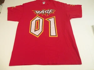 Drew Pearson Original XFL Orlando Rage T-Shirt Vintage 2001 WWE Football Herren XL - Bild 1 von 10