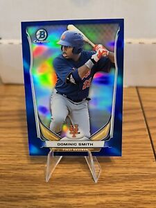 2014 Bowman Draft Top Prospects Dominic Smith Chrome Blue Refractor /399 #CTP-26