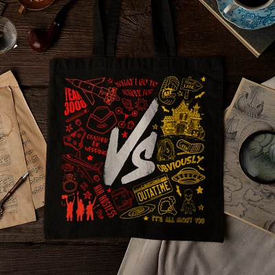 WILLOWGIFTS Battle Of The Bands Tote Bag - Music Sheffield Gig Album Concert Gift Present