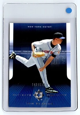 2004 UD ULTIMATE COLLECTION #120 TOM GLAVINE /675 NEW YORK METS - Image 1 of 2