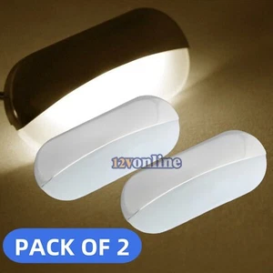 2PCS 12V Marine Boat LED Courtesy Light RV Trailer Stair Step Light Warm White - Picture 1 of 7