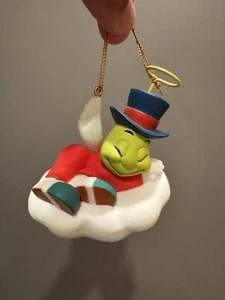 Disney Grolier PINOCCHIO Christmas Angel Jiminy Cricket Ornament - Picture 1 of 2