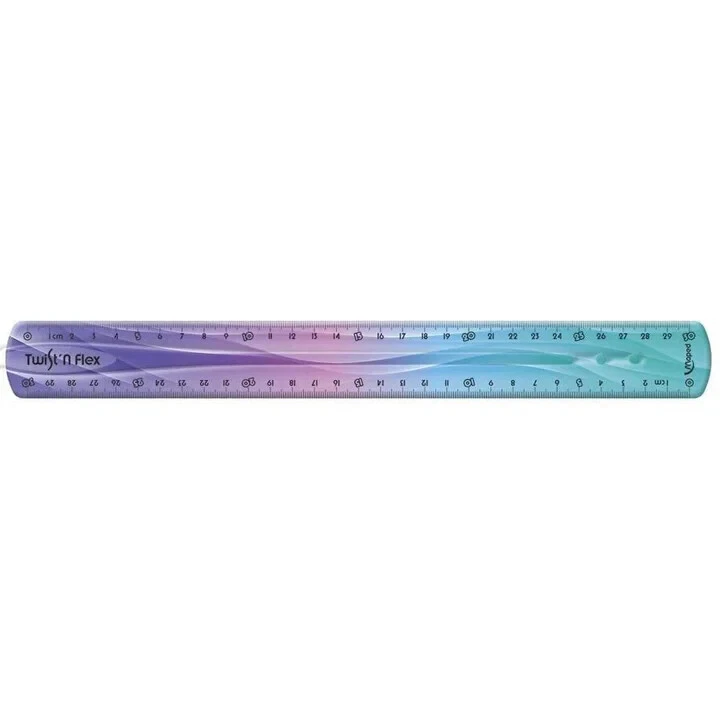 Maped Twist’N Flex 30 cm Ruler - Purple/Blue, Flexible & Durable - Image 1 of 1
