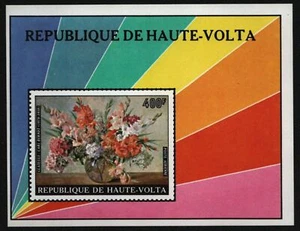 Obervolta 1974 - Mi-Nr. Block 29 ** - MNH - Blumen / Flowers - Gemälde - Bild 1 von 1