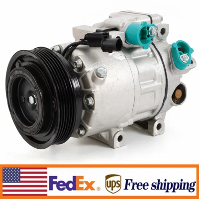 A/C Compressor For KIA Sorento Optima & Hyundai Santa Fe 2.4L 3.3L 2006-2013 - Image 1 of 4