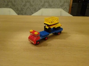 Verkaufe  Vintage Lego Set 655 LKW mit Hebebühne mit Bauanleitung komplett - Bild 1 von 3