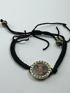 Pulsera ajustable Frida Kahlo arte artista mexicano estrás joyería - Imagen 1 de 7