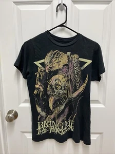 Bring Me the Horizon Eagle Bird Skull Band Tee T Shirt Size Small - Picture 1 of 6