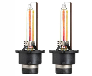 Nokya Hid Xenon D2S Dos Bombillas Cabeza Luz 3300K Amarillo Bi-Xenon de Recambio - Picture 1 of 3