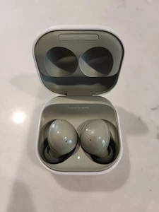Samsung Galaxy Buds2 - Green And White Case, Working - Photo 1 sur 16