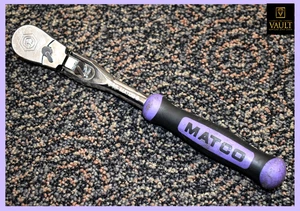 Matco Tools BFR98LFX GK 3/8" Drive Locking Flex Head 3/8” Drive Ratchet Purple - Picture 1 of 7