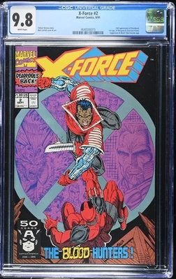 X-Force #2 CGC 9,8 casi nuevo/como nuevo WP 2ª APP Deadpool! ¡Páginas blancas! 1st App Weapon X Foto 1 de 2