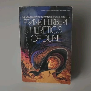 HERETICS OF DUNE Frank Herbert 1985 Berkley Trade Paperback Book Vintage - Imagen 1 de 13