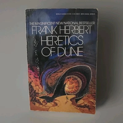HERETICS OF DUNE Frank Herbert 1985 Berkley Trade Paperback Book Vintage - Image 1 of 4