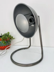 Industrial Look Habitat Back Lit Desk Lamp Pewter Finish - Picture 1 of 10