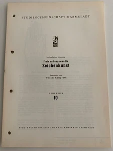 Freie und angewandte Zeichenkunst Lehrbrief 10 Studiengemeinschaft Darmstadt - Bild 1 von 8