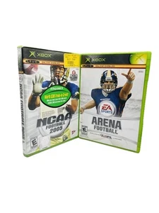 NCAA Fútbol 2005 y Arena Fútbol Xbox Juegos Microsoft Deportes Universitarios De Colección - Imagen 1 de 5