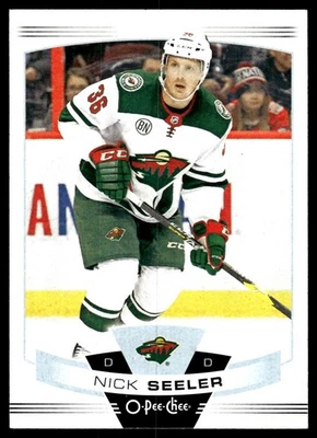 Tarjeta de hockey salvaje 2019-20 O-Pee-Chee #406 Nick Seeler Minnesota Foto 1 de 2