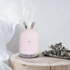 Bathroom Air Humidifier 220ML Capacity Ultrasonic Aroma Essential Oil Diffuser - Picture 1 of 11