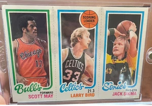1980-81 Topps - #232-30-47 Larry Bird, Jack Sikma, Scott May (RC) - Picture 1 of 2