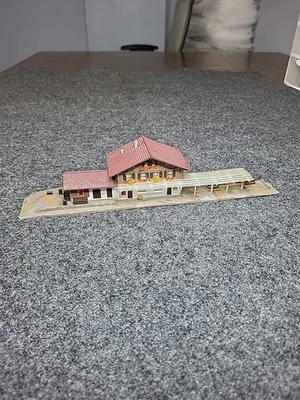 Kibri N Scale  37410 German  Schonried Train Station Fully Assembled  - Image 1 of 4