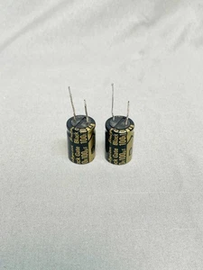 Rubycon Black Gate 100V 100uF Elektrolytkondensatoren 2 Stück für Röhrenverstärker getestet - Bild 1 von 5