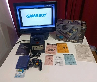 Console NINTENDO- GAME CUBE-BOX-Ntsc-J-60hz-PACK GAME BOY PLAYER-Serial Matching - Photo 1/4
