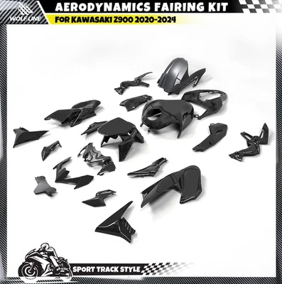 Bodywork Fairing Kit For Kawasaki Z 900 SE 2020-2024 2023 2022 ABS Plastic Black Foto 1 de 4