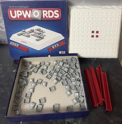 UPWORDS by Parker 2006 Version Board Game 3D Letter Word Building Complete GC - Image 1 of 4