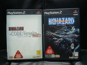 PS2 “Resident Evil Code Veronica Edition” “Resident Evil OutbreBK” Japan 8g - Picture 1 of 4