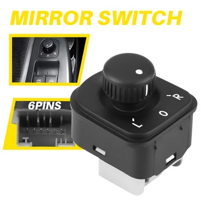 Пульт дистанционного управления с электроприводом зеркала заднего вида подходит для Volkswagen Tiguan 2009 2010-16 годов выпуска - Изображение 1 из 4