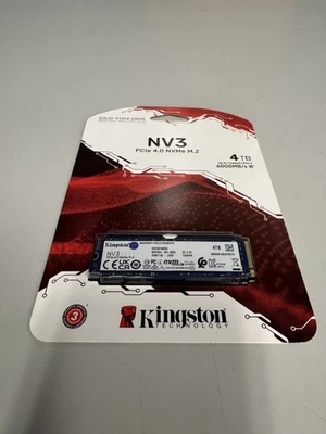Kingston NV3 4 TB Solid State Drive - M.2 2280 - PCI Express NVME Up To 6000 MB - Image 1 of 2