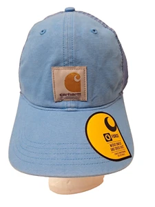 Carhartt Force Men's Blue Canvas Mesh-Back Cap Adjustable Snapback NWT - Picture 1 of 5