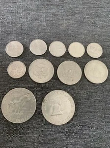 United States American Coin Bundlecommemorative 5 Cent Coins Kennedy Half And E - Picture 1 of 15