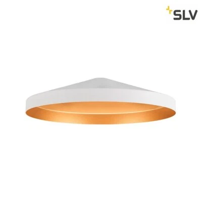 Leuchtenschirm LALU® TETRA 36 MIX&MATCH, H:8,9 cm, weiß/gold - Bild 1 von 4