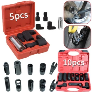 5/10Pcs O2 Oxygen Sensor Socket Wrench 3/8" 1/2" 22mm Auto Repair Installer Tool - Picture 1 of 13