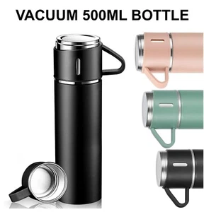 500ml Isolierflasche 3er Set für Tee, Kaffee, Wasser, Heiß- und Kaltgetränke - Bild 1 von 12