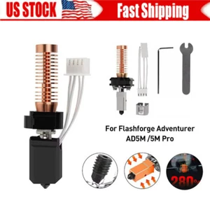 Hotend Kits For Flashforge Adventurer 5M Series AD5M Pro 3D Printer Part US - Picture 1 of 19