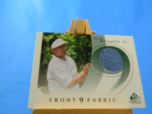 David Berganio Jr SP Game Used Golf 2002 Front 9 Fabric Golf Shirt - Picture 1 of 2