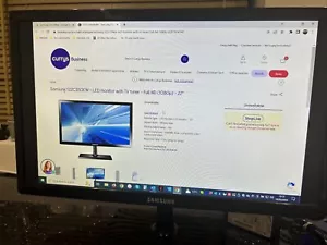 Samsung LT22C350EW TV MONITOR - Full HD - Picture 1 of 4