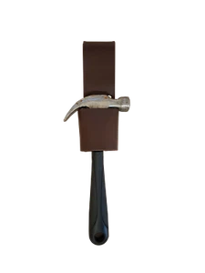 Brown Leather Hammer Holder – Multi-Tool Pocket for Axe, Secure Belt Fit 2 in 1B - Picture 1 of 5