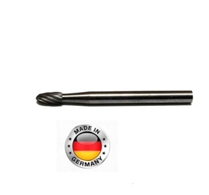 germany BIAX Hartmetall TCE VHM 3mm x 3mm 1/8 konisch Rundfrässtift N161 - Bild 1 von 9