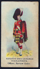 BRITISH AMERICAN (SIAMESE) - TYPES OF THE BRITISH ARMY - #36 CAMERON HIGHLANDERS