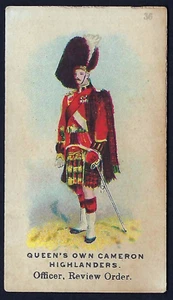 BRITISH AMERICAN (SIAMESE) - TYPES OF THE BRITISH ARMY - #36 CAMERON HIGHLANDERS - Bild 1 von 2